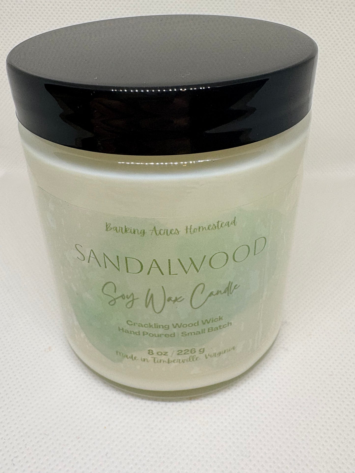 Sandalwood Soy Wax Candle