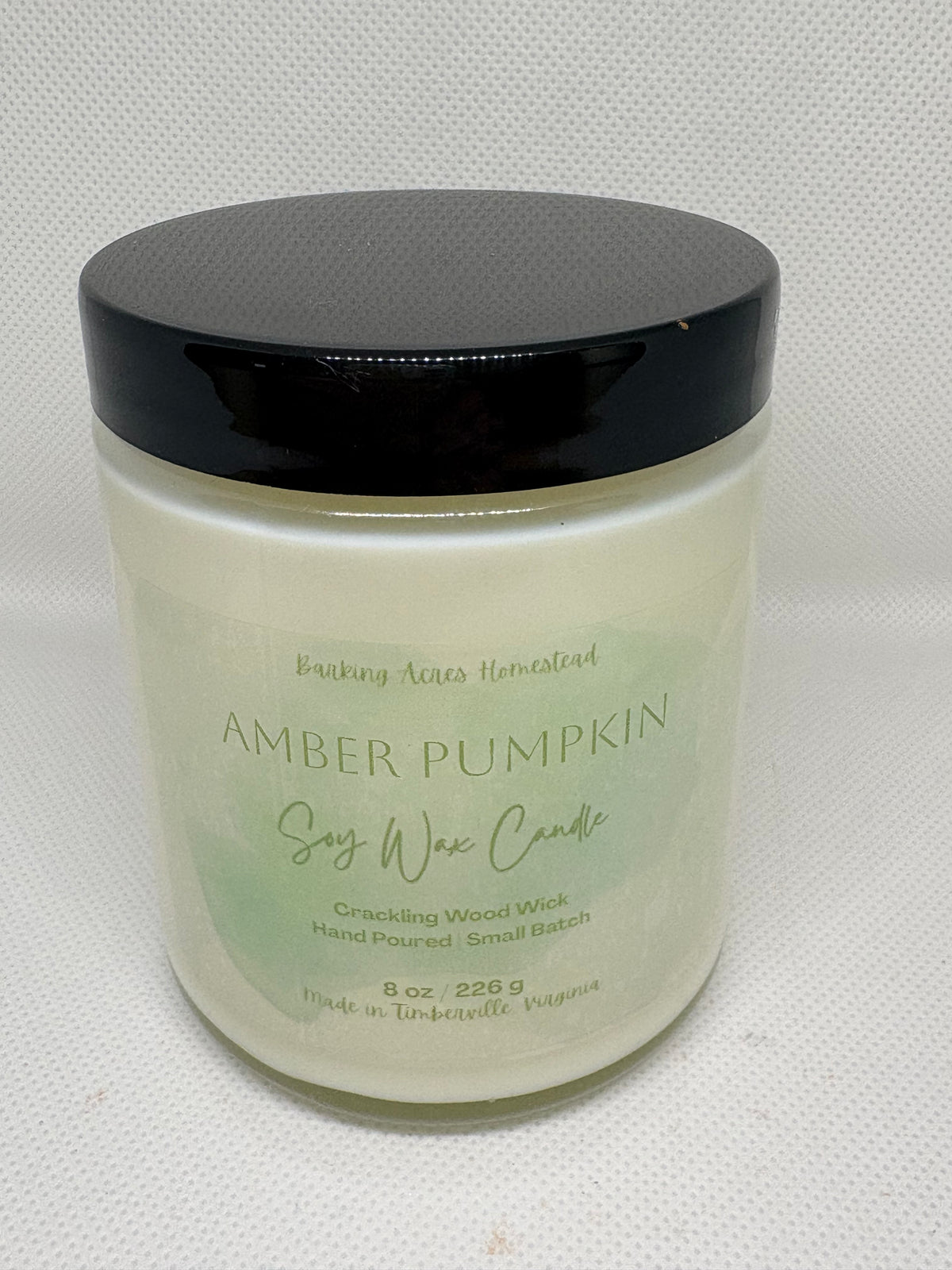 Amber Pumpkin Soy Wax Candle