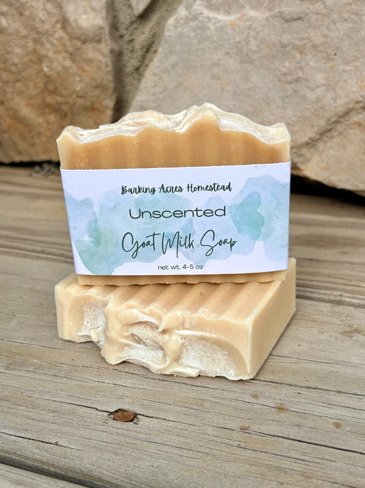 Unscented Goat Milk Soap