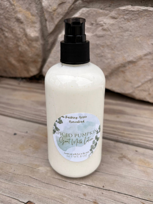 Spiced Pumpkin Goat Milk Lotion