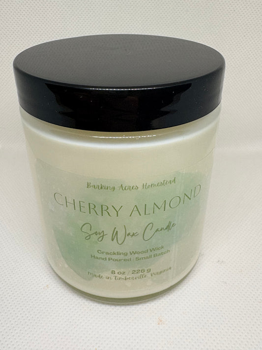 Cherry Almond Soy Wax Candle